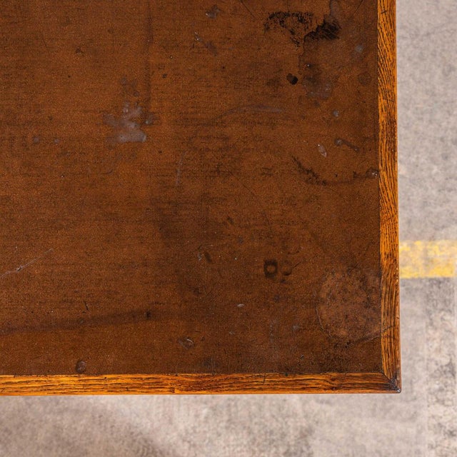 Épicerie Scrubbed Oak Shop Counter, 1940s For Sale - Image 9 of 12