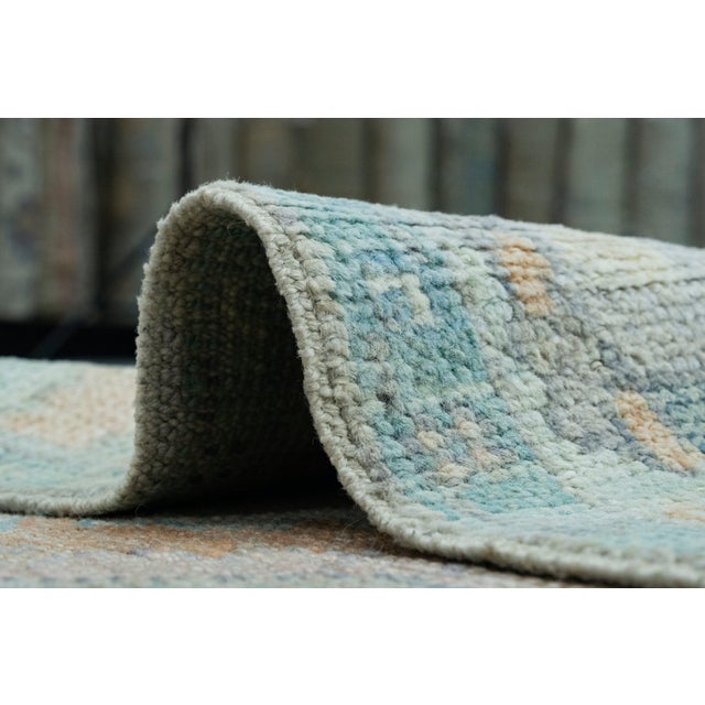 Turkish Oushak Runner Rug 2'9" x 24'4" #17609 For Sale - Image 4 of 8