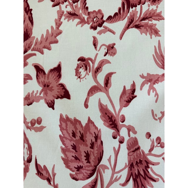 Quadrille Madam Butterfly Fabric 2 Yards Eggplant For Sale In Raleigh - Image 6 of 7