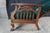 Antique Victorian Quartersawn Oak Vinyl Reclining Morris Arm Chair Lion Paw Feet For Sale - Image 11 of 14