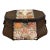 Rattan Basket With Shells For Sale