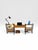 Mid-Century Modern Ladderax Teak Modular Desk and Shelving System from Staples, England, 1960s For Sale - Image 3 of 4