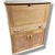 Wood Vintage Secretaire in Oak For Sale - Image 7 of 9