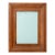 Modern Mahogany Framed Mirror For Sale