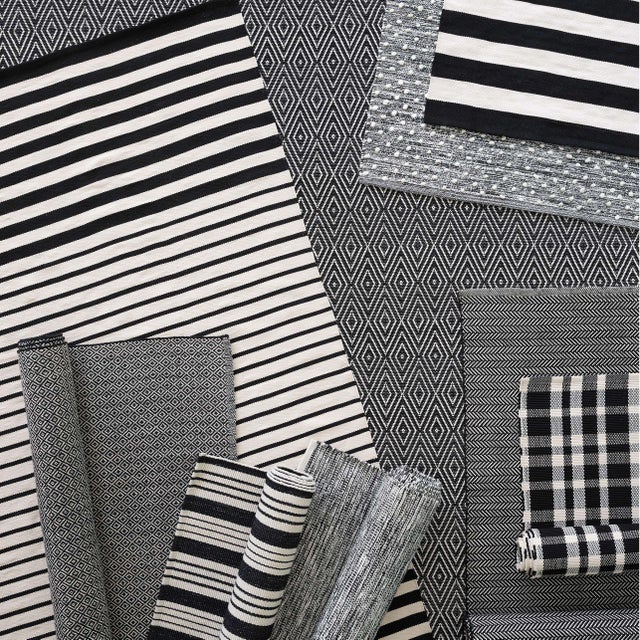 2020s Dash & Albert by Annie Selke Birmingham Black Indoor/Outdoor Rug, 5' x 8' For Sale - Image 5 of 6