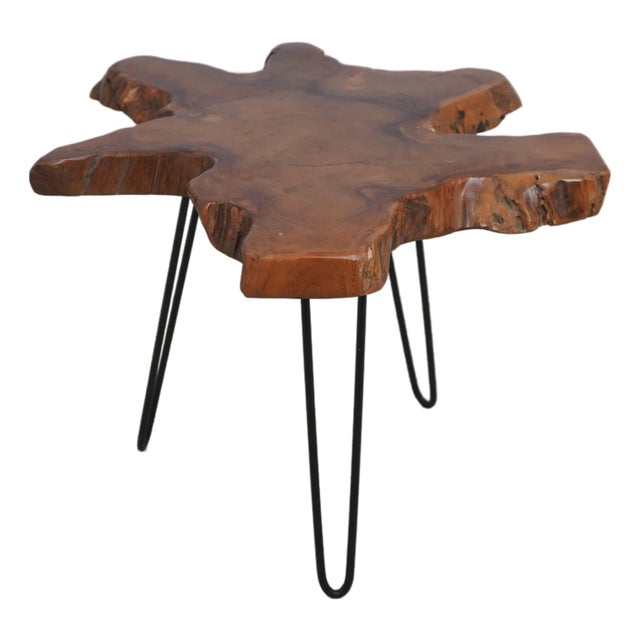 Nakashima Style Free Form Studio Crafted Table For Sale