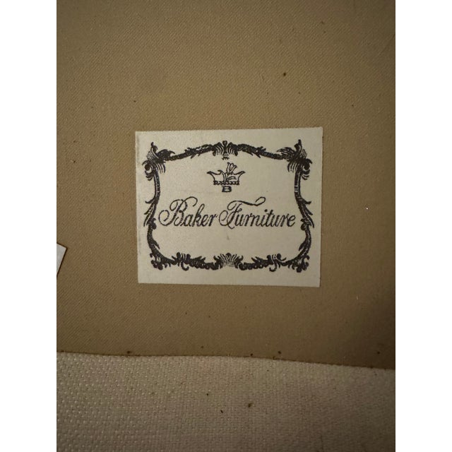 This vintage sofa by Baker Furniture features classic, well-proportioned lines and the high-quality construction the brand...