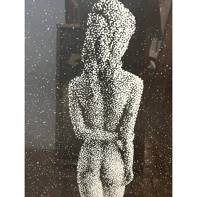 Mid-Century Modern 1980s Large Post Modern Nude Signed Lithograph For Sale - Image 3 of 13