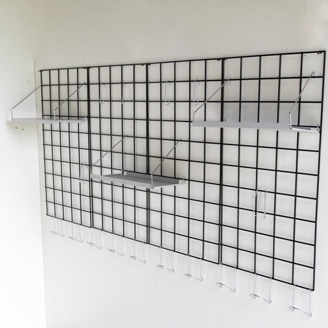 Black Modular Black Portarobe System by Piero Polato for Robots Milano For Sale - Image 8 of 8