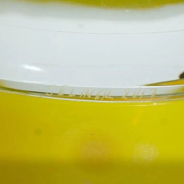 Abstract Art Glass "Duel" Sculpture by Jiri Jelinek For Sale - Image 11 of 12