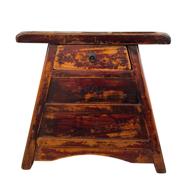 This Vintage Wood Chinese Barber's Bench is a unique and stylish piece of décor, perfect for any room in your home. With...