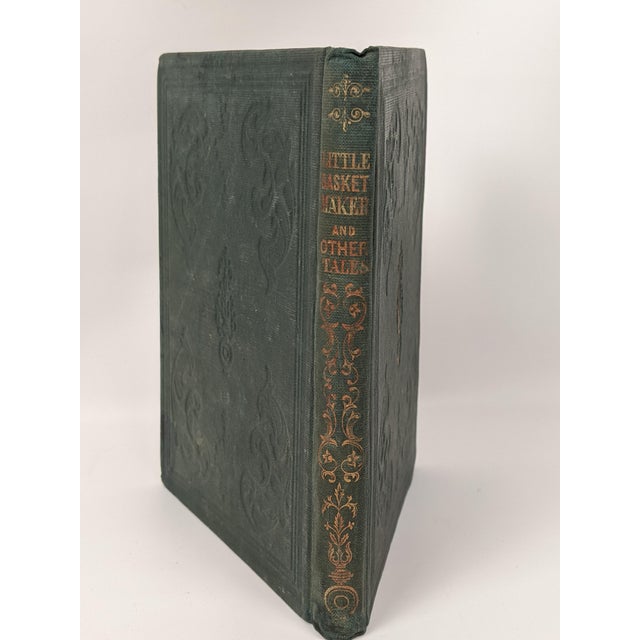 Antique 1854 First Edition the Little Basket-Maker and Other Tales – Original Hand-Colored Illustrations – Complete Victorian Children's Book For Sale - Image 9 of 14