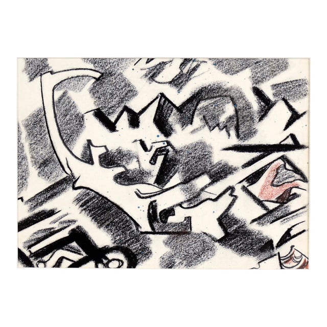 Mid Century Modern East Bay III Abstracted Landscape by Erle Loran For Sale
