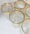 Hollywood Regency Gold and Frost Tumblers- Set of Six For Sale - Image 12 of 16