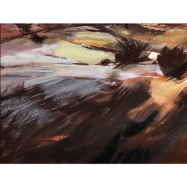 Black Ronald Lowe, Yorkshire Dales Landscape, Watercolour, Mid 20th Century, Framed For Sale - Image 8 of 18