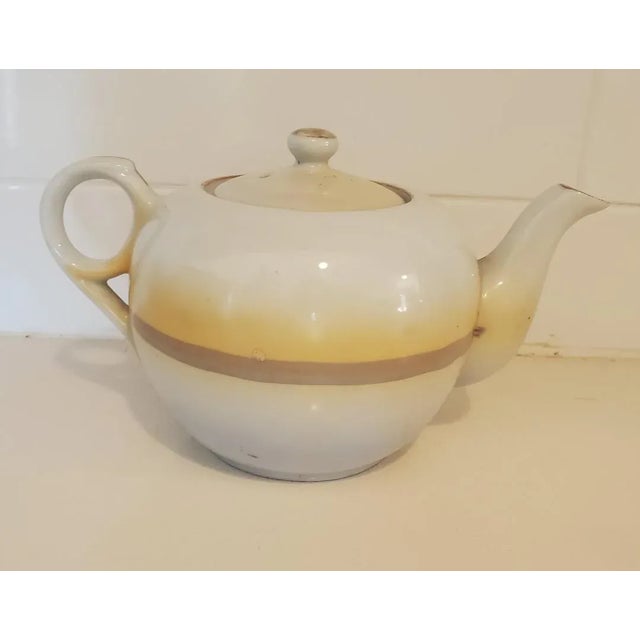 Mid 20th Century Hand-Painted Tea Pot For Sale - Image 4 of 10