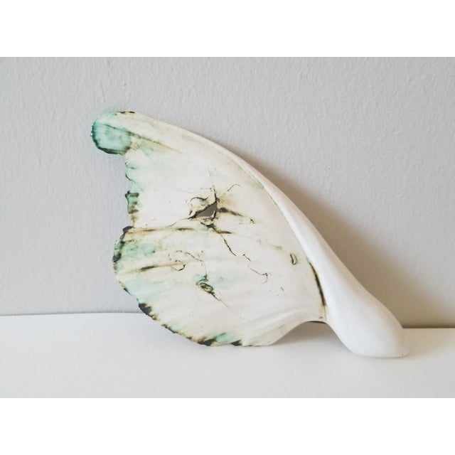 Contemporary Pair of “Maple Seed” Ceramic Sculptures by Alice R. Ballard (2011) For Sale - Image 3 of 6