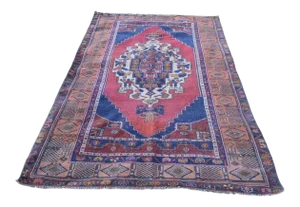 Vintage Red Turkish Taspinar Rug 4'3'' X 7'10''