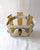 Amber Striped Murano Glass Wall Sconce attributed to AV Mazzega, 1970s For Sale - Image 13 of 14