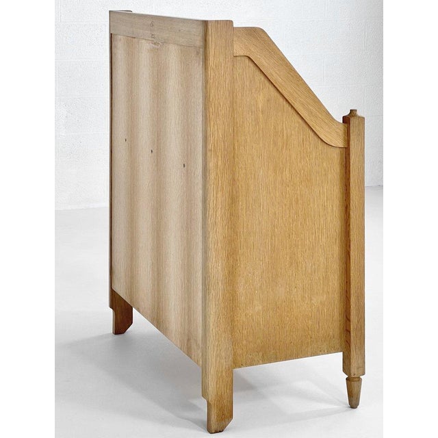Wood Secretaire by Guillerme and Chambron, 1950s For Sale - Image 7 of 10