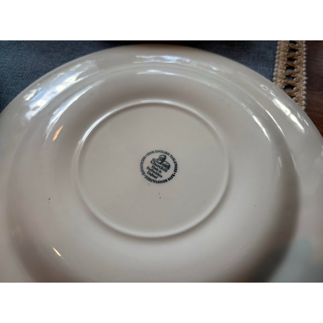 Churchill 1940s Churchill Staffordshire "Finlandia" Blue & White 5 Piece Service For Sale - Image 4 of 7