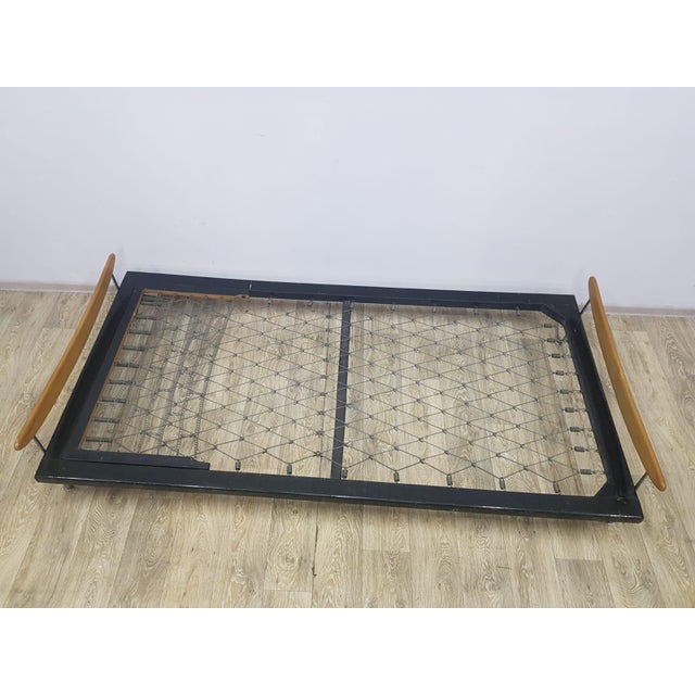 Bed by Fred Ruf for Wohnbedarf, Switzerland, 1950s. For Sale - Image 4 of 18