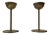 Mid-Century Danish Brass Candlesticks from Cawa, 1970s, Set of 2 For Sale