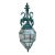 Antique Neoclassical Bronze Hanging Lantern / Pendent With Ornate Swan Motif For Sale