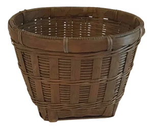 Vintage Woven Planter Basket