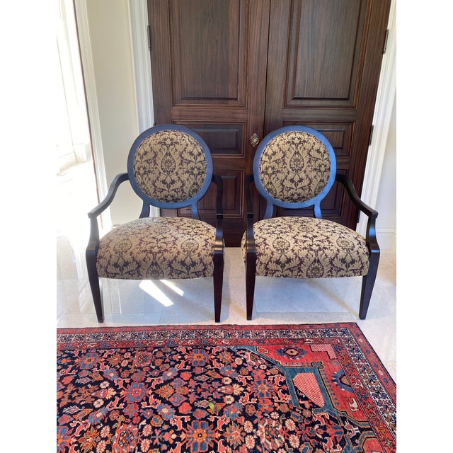 Contemporary Bernhardt Black Chairs - a Pair For Sale - Image 13 of 13