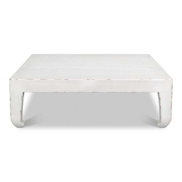 Antique white lightens the chow legs and waisted apron, preserving their traditional geometry with a more relaxed...
