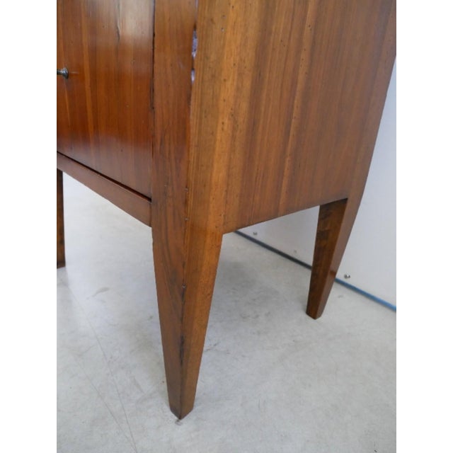 Brown Antique Bedside Table in Walnut, 1500s For Sale - Image 8 of 13