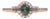 Alexandrite Ring With Earth-Mined Diamond Accents in Solid 14k Gold, Oval 5x4mm For Sale