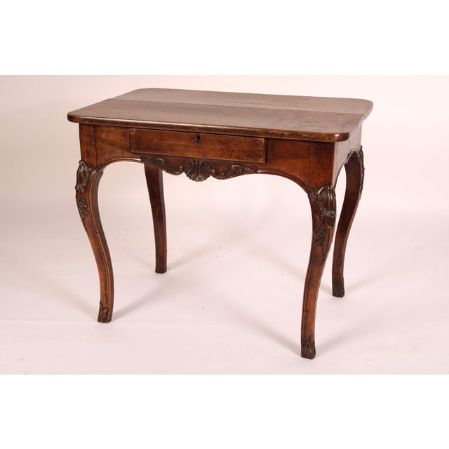 18th Century Louis XV Provincial Walnut Occasional Table For Sale - Image 5 of 13