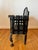 Black Antique Victorian Wrought Iron Fireplace Fire Basket For Sale - Image 8 of 12