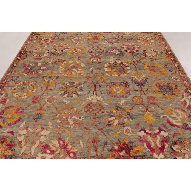 This modern 8x10 Oushak rug from Rug & Kilim is a sophisticated reinterpretation of classical Turkish design traditions....