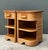 Mid 20th Century Vintage Stacked Rattan Nightstands After Frankl For Sale - Image 5 of 18