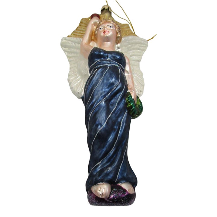 Lady Columbia, Goddess of the United States, Mercury Style Glass ...