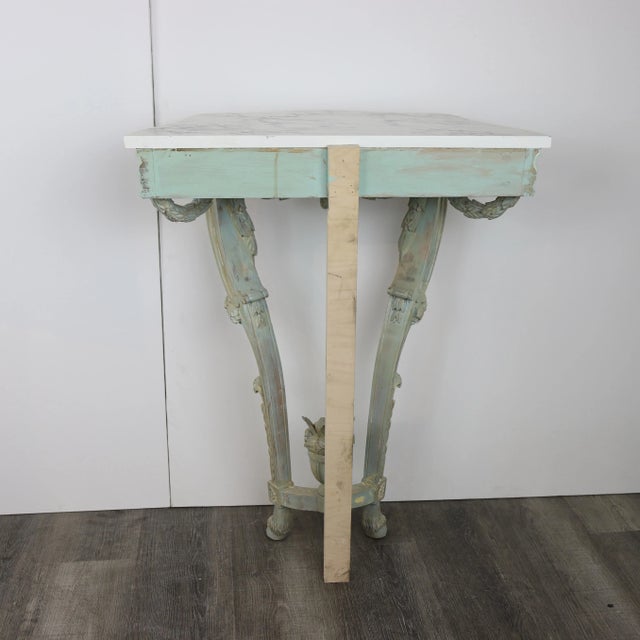 Pair of Vintage Console Tables in 19th Century Rococo Style. For Sale In New York - Image 6 of 12