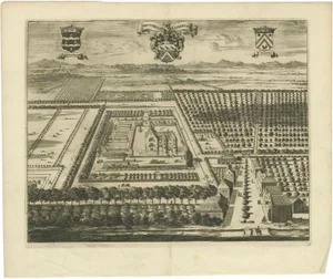 Smallegange, The Popkensburg Estate, 1696, Engraving