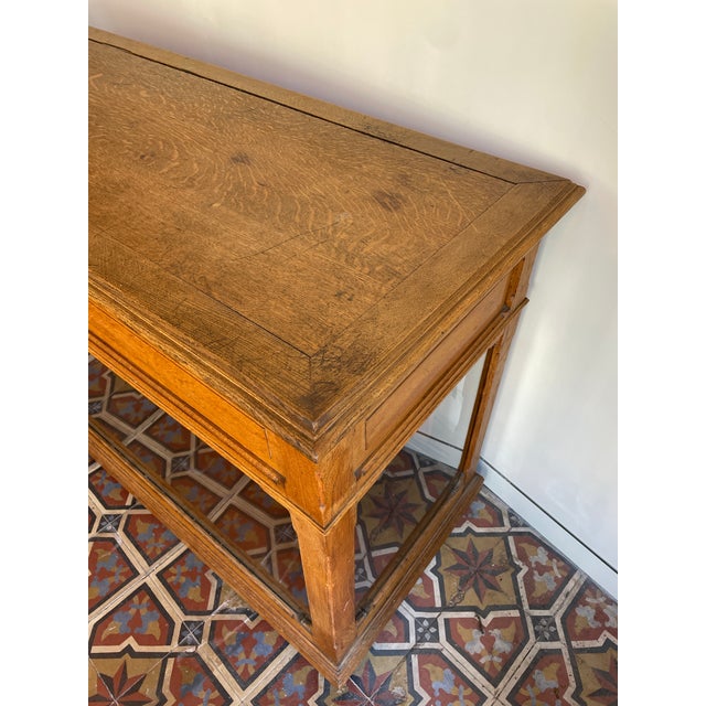 Brown Vintage Display Cabinet in Oak, 1920s For Sale - Image 8 of 12