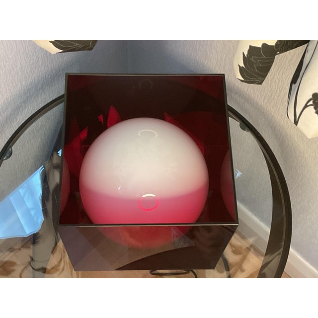 Red Five Sided Cube, 1980s For Sale - Image 3 of 4