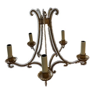 Oslo Mini Chandelier in Gilt Brass by Visual Comfort For Sale