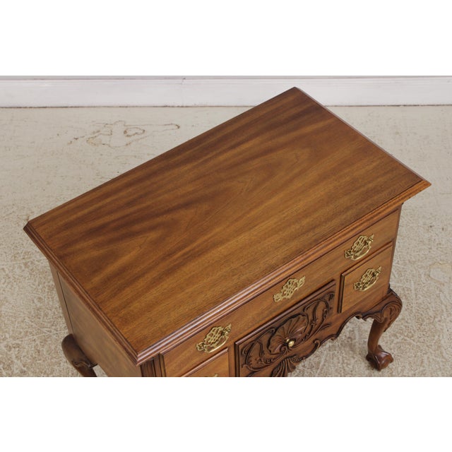 Brown Councill Craftsmen Mahogany Chippendale Style Lowboy For Sale - Image 8 of 17