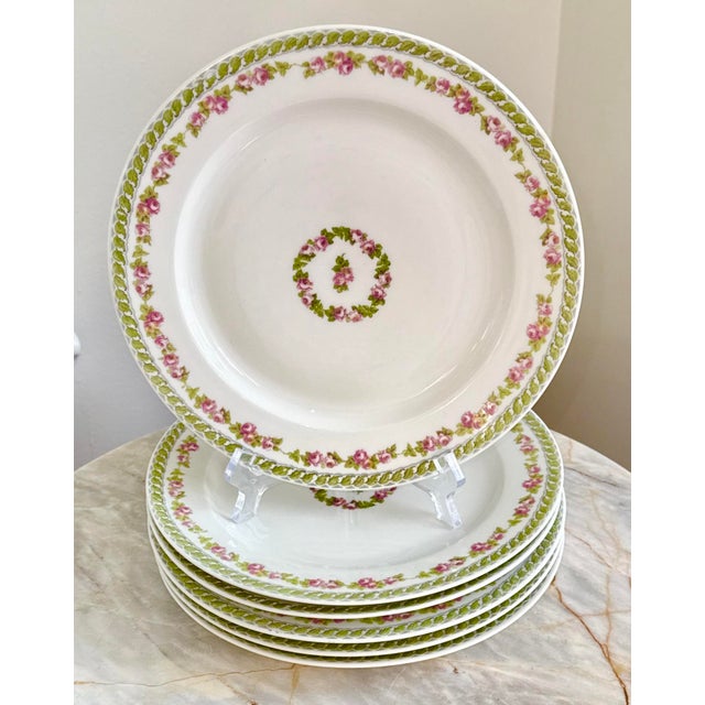 Early 29th Century Limoges Redon Plates, Set of 6 For Sale In New York - Image 6 of 12