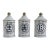 1960s Rare Set of Japanese Porcelain Apothecary Lidded Jars by LaGardo Tackett - Set of 3 For Sale