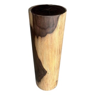 Andrianna Shamaris Exquisite Rosewood Side Table or Pedestal For Sale