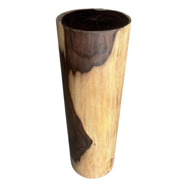 Andrianna Shamaris Exquisite Rosewood Side Table or Pedestal For Sale