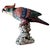 Ceramic Large Late 20th Century Mottahedeh Italian Hand Painted Porcelain Parrots - A Pair For Sale - Image 7 of 10