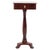 Antique Mahogany Lamp Table with Column Base and Lock, 20th Century For Sale - Image 10 of 10